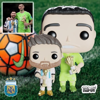 Funko pop Messi geç Martinez dünya Fincan kutlama Katar 2022 arjantin Futbol 3d print model - Mito3D