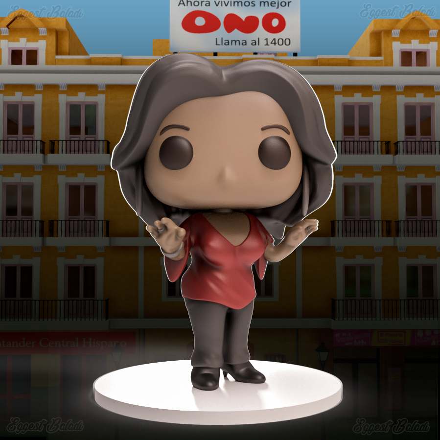 funko pop paloma fieno Viva emilio portiere uomo vivo anhqv colomba juan costi Presidente pouf facce meme 3D print model - Mito3D