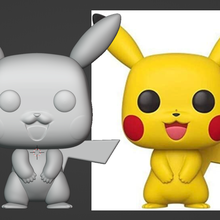 funko pop Pikachu Pokémon 3d print model - Mito3D