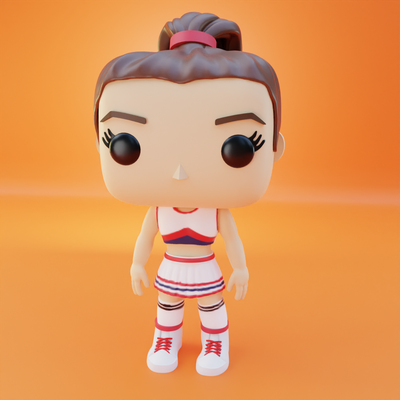 funko popular porrista juego personaje modelado juegos arte juguete juguetes diseno digital 3d 3d print model - Mito3D