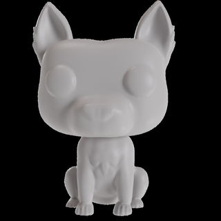 funko pop puppy dog custom toy 3d print model - Mito3D