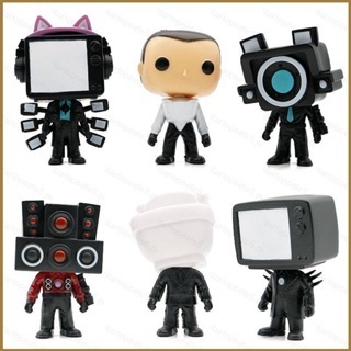 funko pop skibidi toilette cameraman porte homme télévision 3D print model - Mito3D