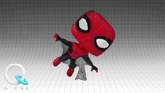 funko pop spider-man funko pop qlone spiderman marvel  3d print model - Mito3D