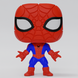 funko pop spiderman spider man toy 3d print model - Mito3D