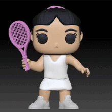 funko tennis woman 3d print model - Mito3D