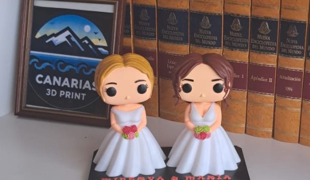 funko düğün sanat 3D print model - Mito3D