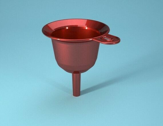 funil casa cozinha jantar 3D print model - Mito3D