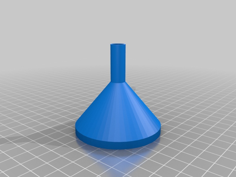 funnel 60 10 1 6 25 customized tools 3D print model - Mito3D