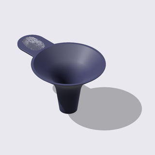 funnel fingerprint kitchen house tools tool 3d print model - Mito3D