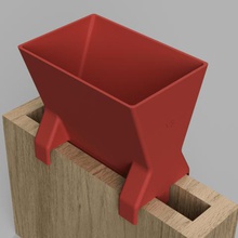 funnel narrow concrete formwork various 3d print model - Mito3D