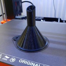 Trichter entlüften entlüftet Flüssigkeit 3d print model - Mito3D