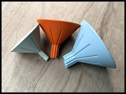 funnels Home funnel three size simple 3d print model - Mito3D