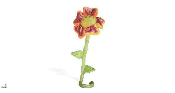 divertente bilanciamento fiore pianta pentola giardino casa arredamento equilibrio decorazione arte regalo amore giocattolo San Valentino 3d print model - Mito3D