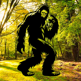 funny dancing big foot wall art sasquatch christmas decor 2d Various decoration keychain home toy game holiday tree ornament room bigfoot mountains squatchy realistic 3d print model - Mito3D