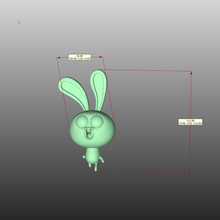 komik tavşan hase Sanat paskalya güvertesi Doğu doğu 3d print model - Mito3D