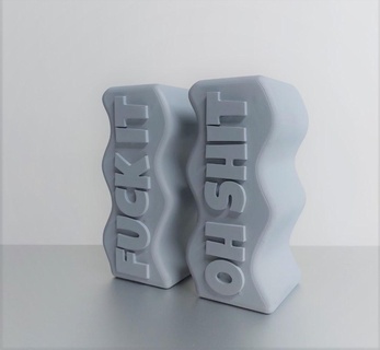 divertente zig zag candela muffe decorazioni casa creativo 3d print model - Mito3D