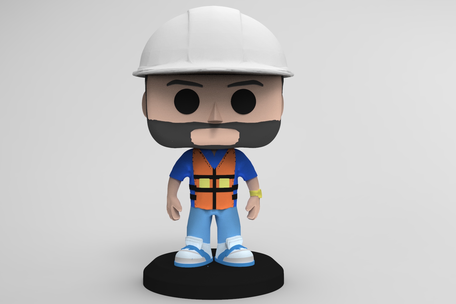 funo engineer Architecture funko vest hull engineering 3D print model - Mito3D