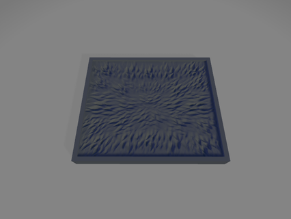 fur plate v2 Game pelt milliput wolf marine space kitbash 3d print model - Mito3D