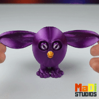 furby cute printinplace flexy madistuidos zlay toy 3d print model - Mito3D