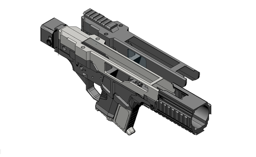 Furikake m11 mac11 v15 glock 3d2a 3d drucken Geist Gewehr gedruckt ar15 2a Depot 9mm 17 19 20 23 43 3d print model - Mito3D