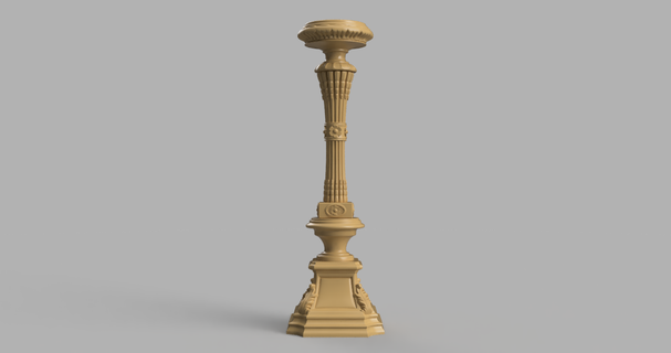 furniture chair table leg - baluster furniture table leg baluster decor interior exterior chair  3d print model - Mito3D