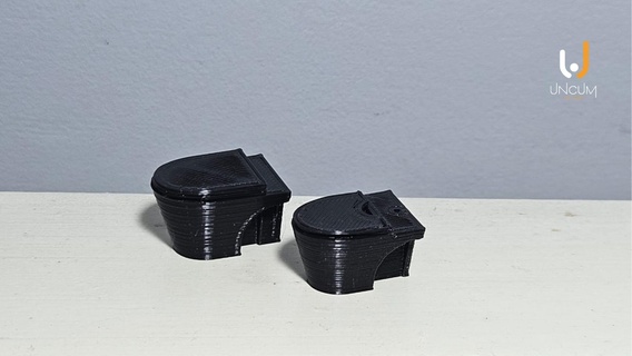 mueble equipo escala 120 baño mochila bidé 3d print model - Mito3D