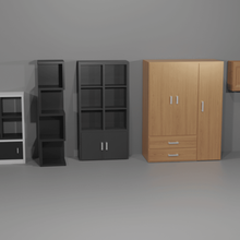 meubles en kit la maison le mobilier prix des étagère décor de décoration 3d print model - Mito3D
