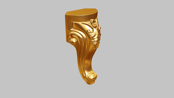 furniture leg cnc mold 2003 table desk finishes carved carving classic ornament barocco wood 3dmodel intagli3d furnishings artcam printable arch house art 3d print model - Mito3D
