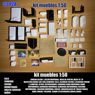 furniture scale 1-50 architecture 3d print model - Mito3D