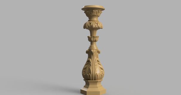 furniture table chair leg - baluster furniture table leg baluster decor interior exterior chair  3d print model - Mito3D
