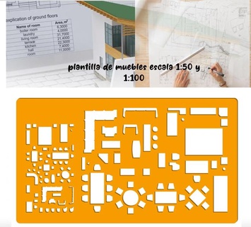 mobilia modello scala 1 100 50 eccellente disegni disegno architettura mappe geometria olanti 3d print model - Mito3D