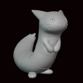 sillon Pokémon figure statue jeu vidéo jeux vidéos miniature sculpture fanart figurine or argent gestion 3d print model - Mito3D