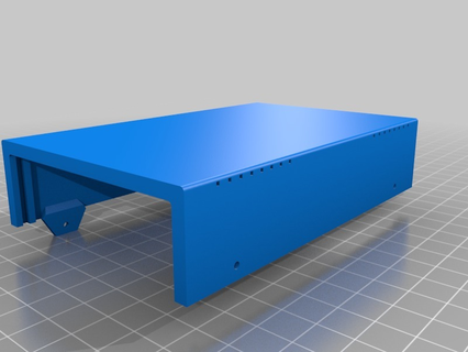 fusible boîte planche 100x45 outils personnalisé électronique 3d print model - Mito3D