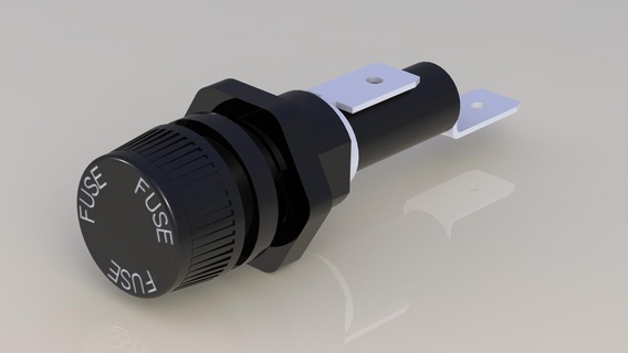 fusível suporte t1 elétrico interruptor inclinação roqueiro colchete porta 3d print model - Mito3D