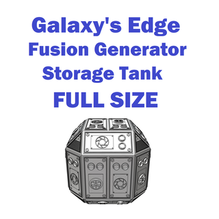fusion generator storage tank galaxy's edge Art star wars galaxy disney hollywood studios orlando blackspire outpost 3d print model - Mito3D