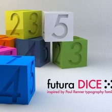 futura Würfel Spiel 3d print model - Mito3D