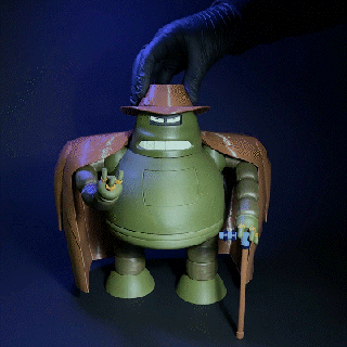 futurama 3d donbot brinquedo robô dobrar roberto 3d print model - Mito3D