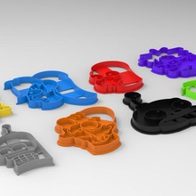 futurama cookie cutter get 8 home futurama-cutter coockie 3d print model - Mito3D