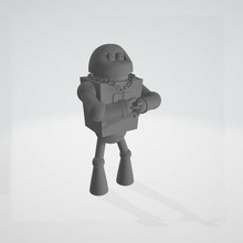 futurama robot mafya Joey 3d print model - Mito3D