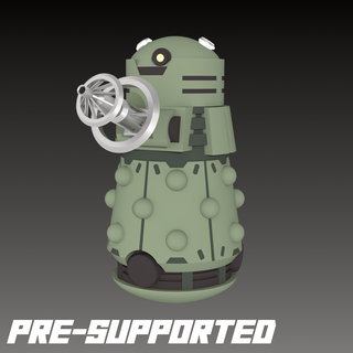 future dalek - heavy miniature Game daleks doctor who space wargmes 32mm scale robot sci fi british supported 3d print model - Mito3D