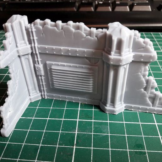 gelecek gotik harabe örneklem oyun warhammer 40k wh40k Warhammer kalıntılar arazi 3D print model - Mito3D