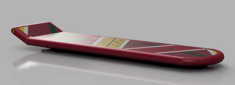 future hoverboard toy game movie prop 3d print model - Mito3D