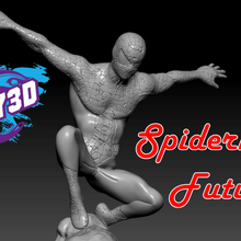 futuro spiderman art avengers venendo fan fanart figurina casa uomo la marvel spider ultimate sculture 3d print model - Mito3D