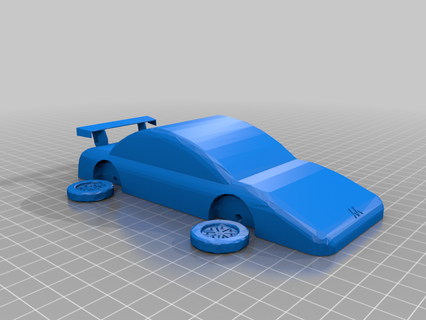 futurista carro 3d impressão 3d print model - Mito3D