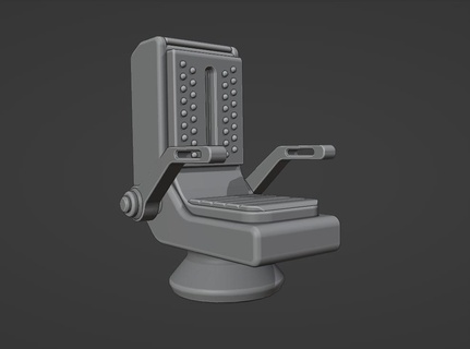 futuristico sedia mobili videogiochi Giochi scienza finzione diorami 3d print model - Mito3D