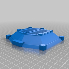 futuristisch Kran Base Spiele 3d print model - Mito3D