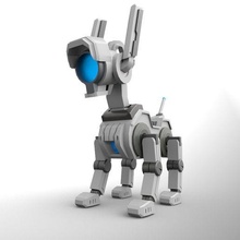 futuristisch Hund 3d print model - Mito3D