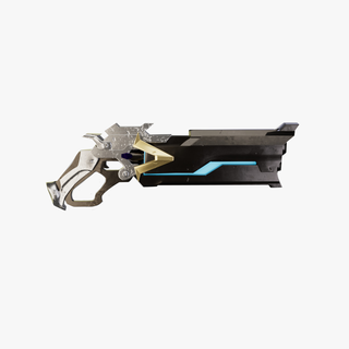 futuriste gun sci 3d pistolet Jeux 3d print model - Mito3D