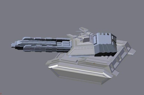 futuristic tank Game tank scifi futuristic military explosion war  3d print model - Mito3D