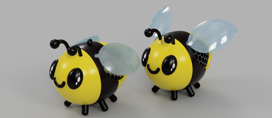 saçmalık eğlence yapılabilir süper güzel böcek yetişme ortamı çocuklar bal arısı oyuncak model açık havada yaban çatırdamak pressfit ev kovan doğa şirin eğitici kök 3d print model - Mito3D
